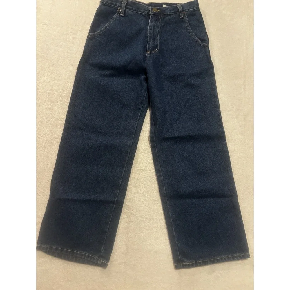 NEW Vintage Solo Semore Jeans 90s Made‎ In USA Women 15/16 Straight Med Wash
